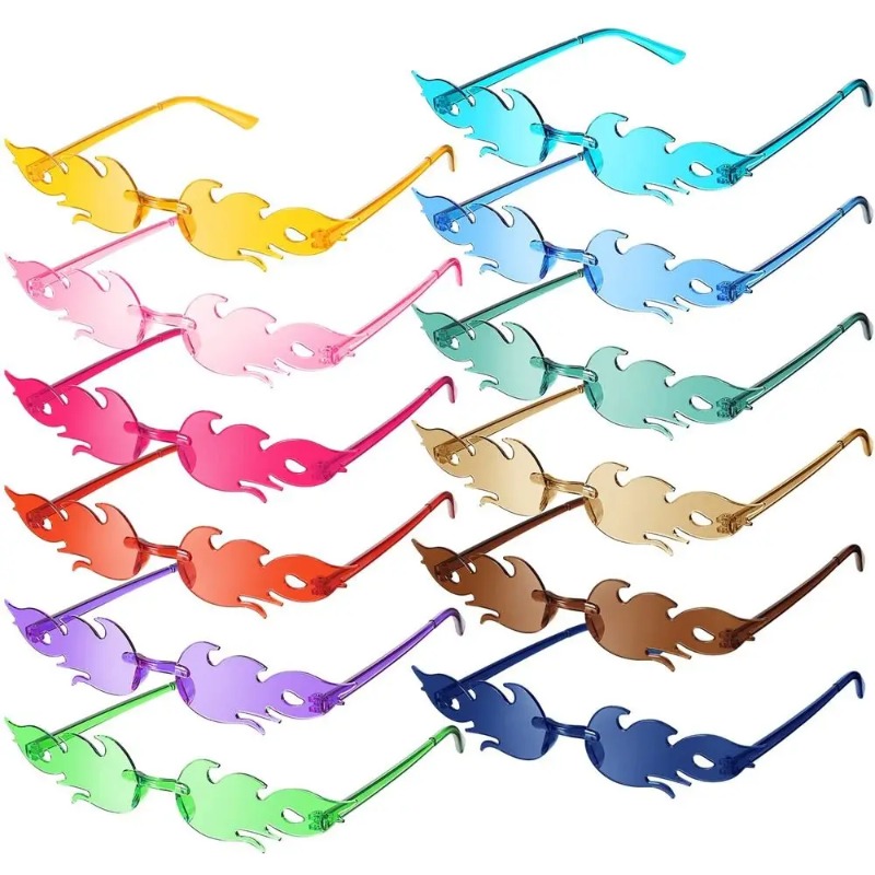 Designer Sunglasses - Fire Flame Sonnenbrille für Damen, Designer-Sonnenbrille