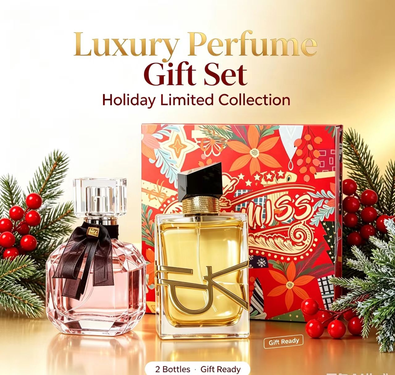 Luxury Gift Set - Luxuriöses 2-Flaschen-Duft-Geschenkset, langanhaltender Duft für Männer