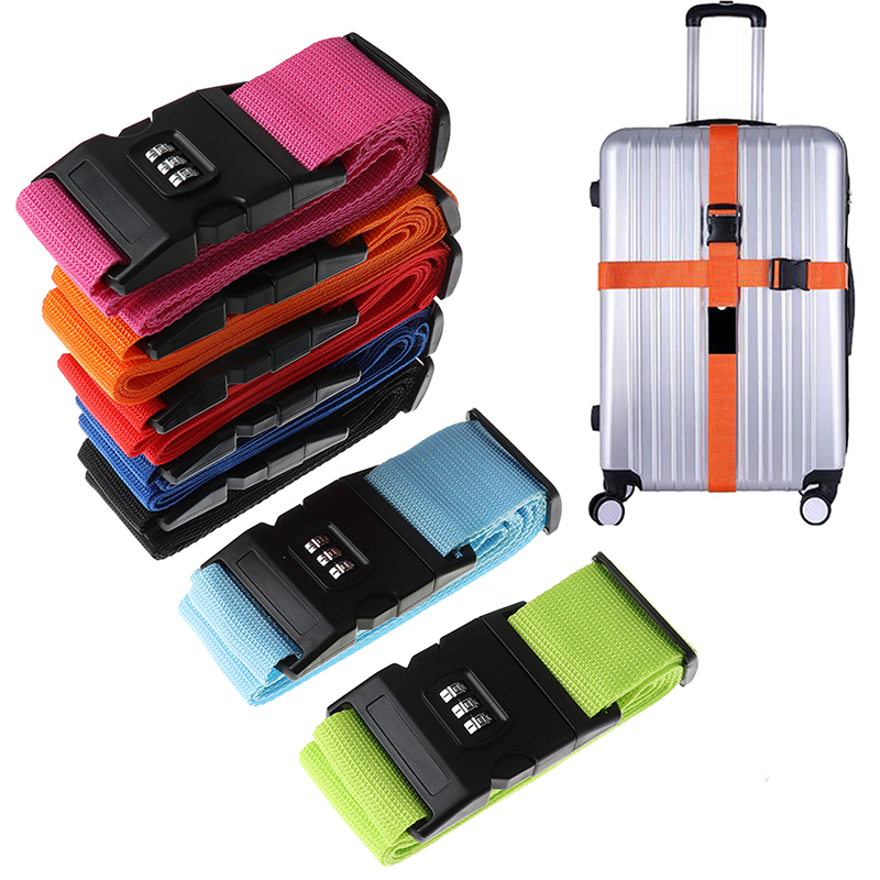 Travel Luggage Set - 2 m Regenbogen-Passwortschloss, Verpackung, Gepäcktasche mit