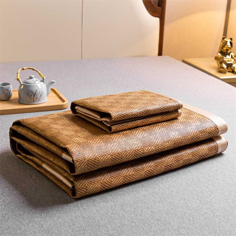 Silk Pillowcase - Kühlmatte aus Bambus, Sommermatte und Kissenbezug,