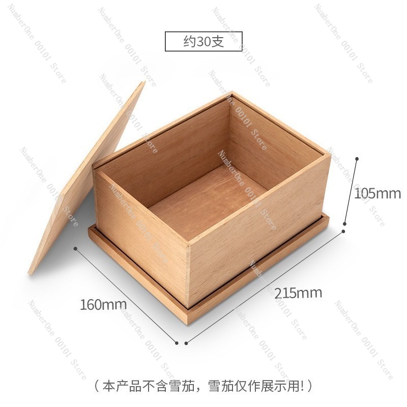 Premium Cigar Case - Premium Zedernholz Zigarren-Humidor Box Große Kapazität