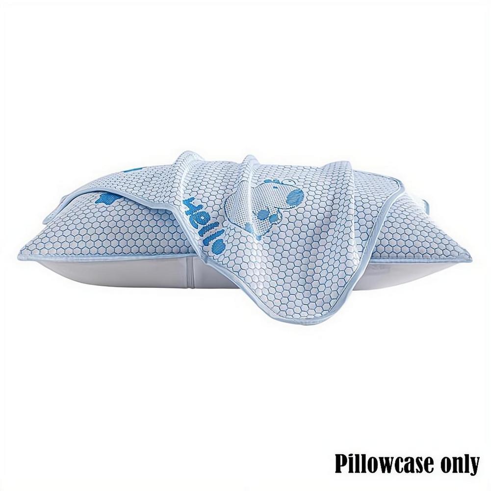 Silk Pillowcase - Sommerliche Kühlheit: Eisseide Kissenbezug & Eisbohnen-Kissenbezug-Set