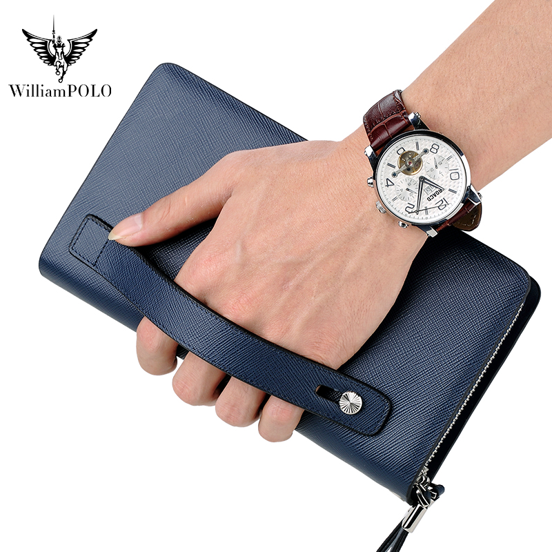 WILLIAMPOLO Luxus Herren Leder – Leather Wallet Men Bewertung und Preis