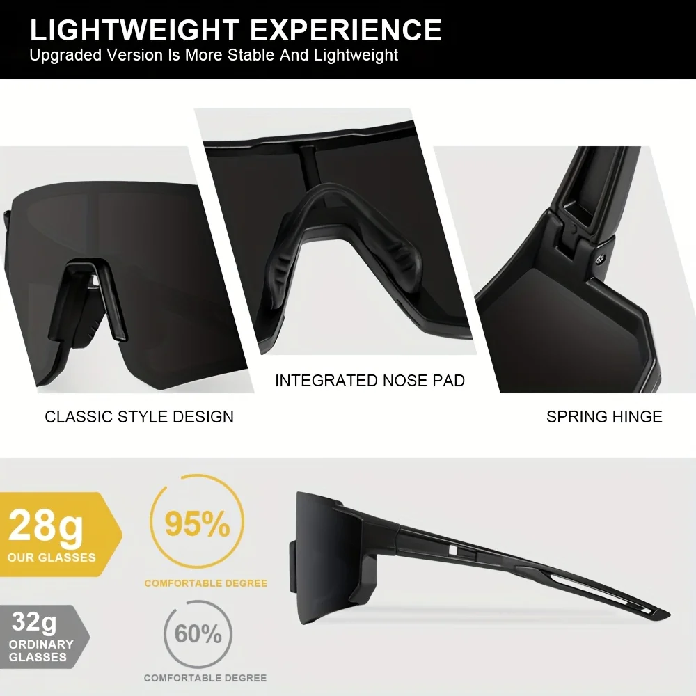 1/3 Stück Übergroße Outdoor-Fa – Sunglasses Uv400 Bewertung und Preis