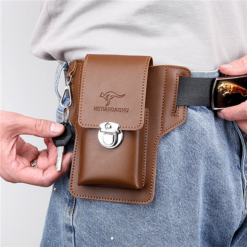 Telefon Gürtel Tasche Für Männ – Leather Wallet Men Bewertung und Preis