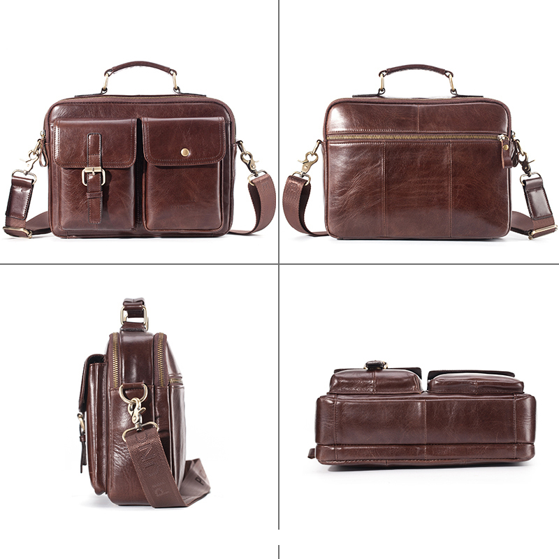 Marke Neue Rindsleder Umhänget – Leather Briefcase Bewertung und Preis