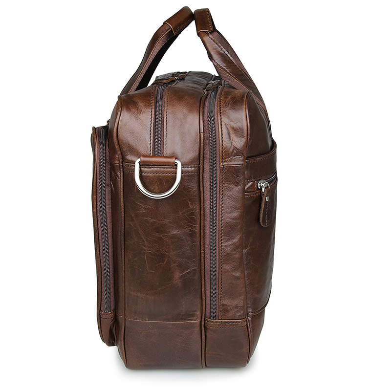 LACHIOUR Echtem Leder Männer T – Leather Briefcase Bewertung und Preis
