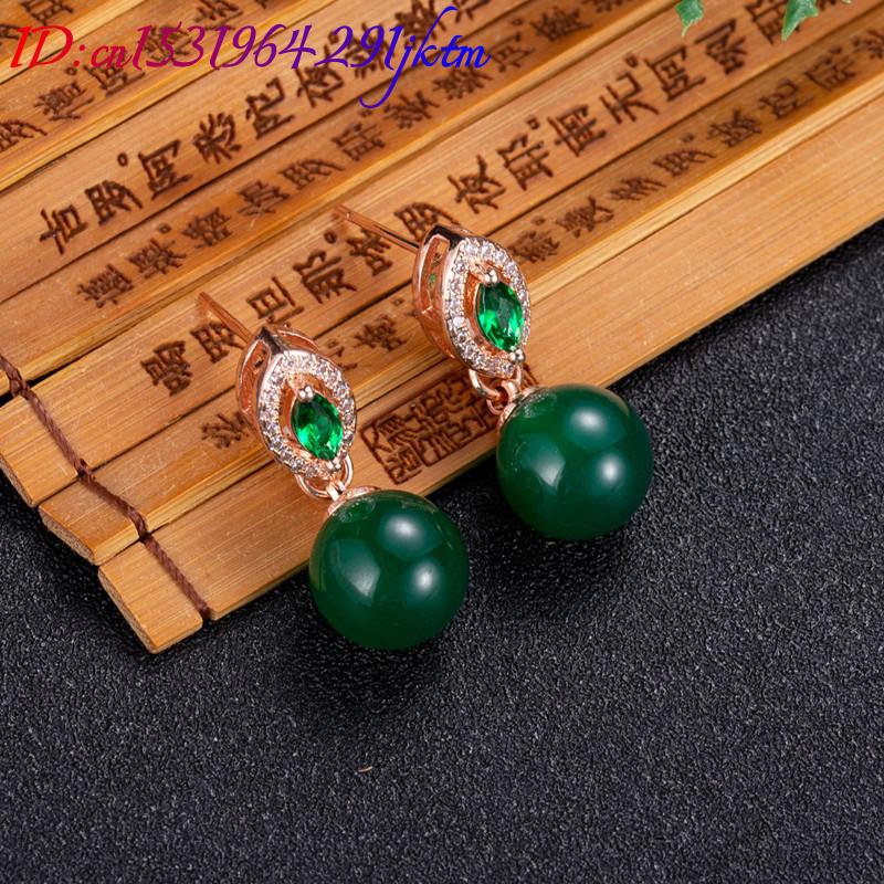 Natürliche Jade Perlen Ohrring – Gold Plated Jewelry Bewertung und Preis